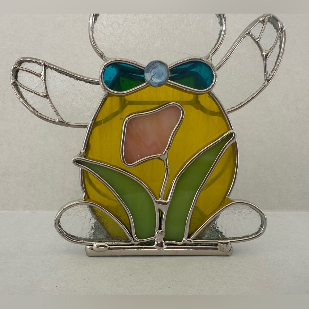 Stained Glass Bunny Tea Light Candle🐰 - Picture 3 of 11